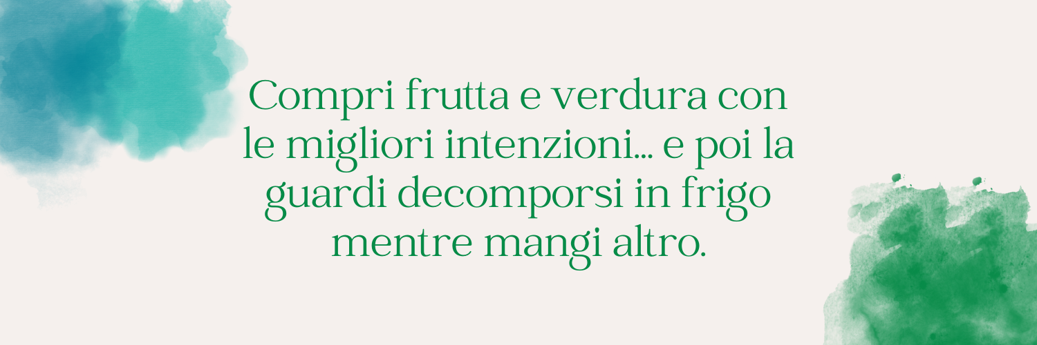 Perché la frutta e verdura sprecate in frigo sono un problema?